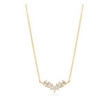 Collar colgante, Bañado en oro, Zirconia cúbica artificial