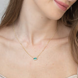 Collar colgante, Bañado en oro, Vidrio de plomo