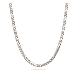 collar de hombre, Acero inoxidable, Sin piedra