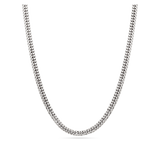 collar de hombre, Acero inoxidable, Sin piedra