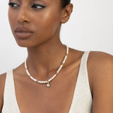 collar de perlas, Bañado en oro, Perla cultivada, Vidrio de plomo
