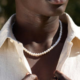 collar de perlas, Bañado en oro, Perla cultivada