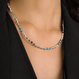 collar de piedra, Piedras de hematita con metales, Hematita artificial