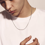 collar de hombre, Acero inoxidable, Sin piedra