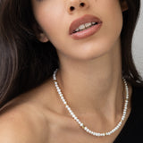 collar de perlas, Bañado en oro, Perla cultivada