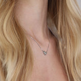 Collar colgante, Plata 925 bañada en rodio, Esmalte