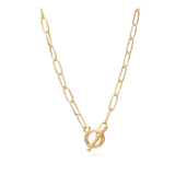 Collar colgante, Bañado en oro, Sin piedra