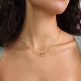Collar colgante, Bañado en oro, Sin piedra