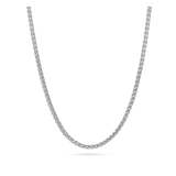 collar de hombre, Acero inoxidable, Sin piedra