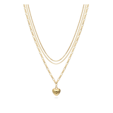 Cadena de capas, Bañado en oro, Sin piedra