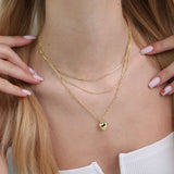 Cadena de capas, Bañado en oro, Sin piedra