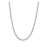 collar de hombre, Acero inoxidable, Sin piedra