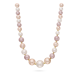 collar de piedra, Bañado en oro, Madreperla artificial