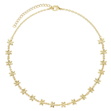 Collar gargantilla, Bañado en oro, Sin piedra