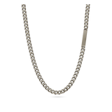 collar de hombre, Acero inoxidable, Sin piedra