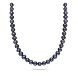 collar de hombre, Plata 925 bañada en rodio, Perla cultivada