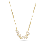 Collar colgante, Bañado en oro, Zirconia cúbica artificial