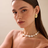 collar de perlas, Bañado en oro, Perla cultivada