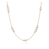 collar de piedra, Bañado en oro, Madreperla artificial