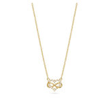 Collar colgante, Bañado en oro, Zirconia cúbica artificial