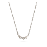 Cadena de elementos, Plata 925 bañada en rodio, Zirconia cúbica artificial