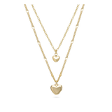 Cadena de capas, Bañado en oro, Sin piedra