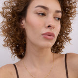Collar colgante, Bañado en oro, Sin piedra