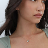 Cadena de elementos, Bañado en oro, Zirconia cúbica artificial, Vidrio de plomo