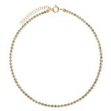 Collar gargantilla, Bañado en oro, Vidrio de plomo