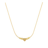 Collar colgante, Bañado en oro, Sin piedra