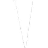 Collar colgante, Plata 925 bañada en rodio, Zirconia cúbica artificial