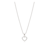 Collar colgante, Plata de Ley 925, Plata 925 bañada en rodio, Zirconia cúbica artificial