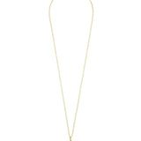 Collar colgante, Bañado en oro, Perla cultivada