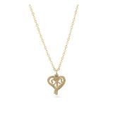 Collar colgante, Bañado en oro, Sin piedra