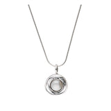 Collar colgante, Plata de Ley 925, Perla cultivada