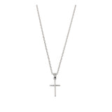 Collar colgante, Plata 925 bañada en rodio, Sin piedra