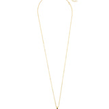 Collar colgante, Bañado en oro, Zirconia cúbica artificial