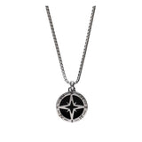collar de hombre, Acero inoxidable, Sin piedra