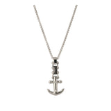 collar de hombre, Acero inoxidable, Zirconia cúbica artificial