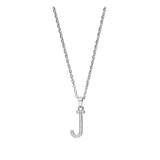 Collar colgante, Plata 925 bañada en rodio, Zirconia cúbica artificial