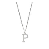 Collar colgante, Plata 925 bañada en rodio, Zirconia cúbica artificial