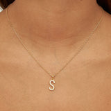 Collar colgante, Bañado en oro, Zirconia cúbica artificial