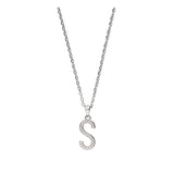 Collar colgante, Plata 925 bañada en rodio, Zirconia cúbica artificial