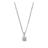 Collar colgante, Plata de Ley 925, Zirconia cúbica artificial