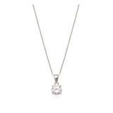 Collar colgante, Plata de Ley 925, Zirconia cúbica artificial