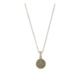 Collar colgante, Plata 925 bañada en rodio, Marcasita artificial