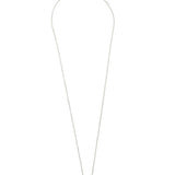Collar colgante, Plata 925 bañada en rodio, Zirconia cúbica artificial
