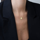 Collar colgante, Bañado en oro, Sin piedra