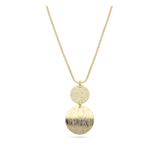 Collar colgante, Bañado en oro, Sin piedra