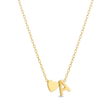 Collar colgante, Bañado en oro, Sin piedra